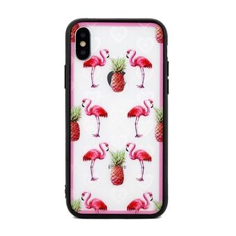 Kotelo Hearts Samsung S10 Plus G975 Pattern 1 kirkas (flamingot)