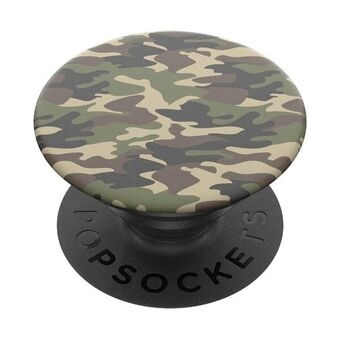 Popsockets 2 Woodland Camo 801986 -puukuvioinen puhelinteline ja -jalusta - standardi