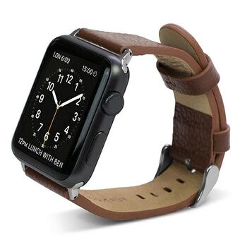 X-Doria Lux Apple Watch -ranneke 38 / 41mm ruskea / ruskea 23820