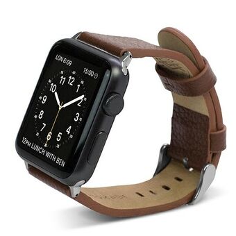 X-Doria Lux Apple Watch -ranneke 42/45 mm ruskea / ruskea 23819