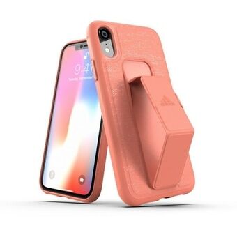 Adidas SP tarttumateräkuori iPhone Xr, korallinpunainen/kreidin koralli, 32856.