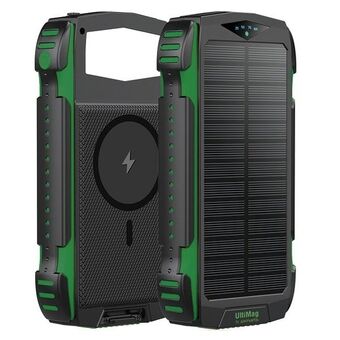 4smarts Powerbank Aurinkoinen TitanPack Rugged UltiMag 20000mAh vihreä/green 540244