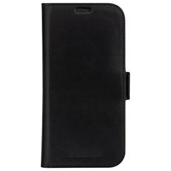 Dbramante 1928 Copenhagen Wallet -suojakotelo iPhone 15:lle musta/black