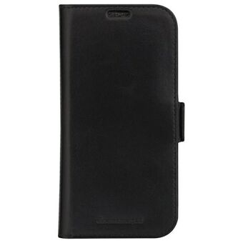 Dbramante 1928 Copenhagen Wallet -kotelo iPhone 15 Pro:lle musta/black