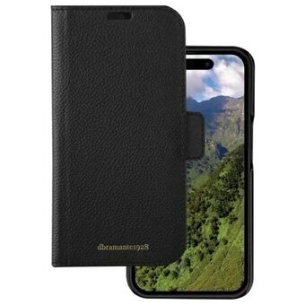 Dbramante 1928 New York 2w1 Lompakko Etui iPhone 15:lle musta/black