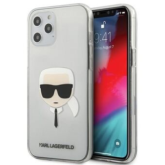 Karl Lagerfeld KLHCP12LKTR iPhone 12 Pro Max 6,7" kovakuori Läpinäkyvä Karl`n Pää