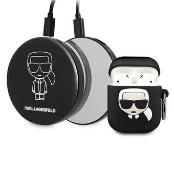 Karl Lagerfeldin KLBPPBOA2K AirPods-kotelo + Power Bank Ikonik