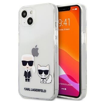 Karl Lagerfeld KLHCP13SCKTR iPhone 13 mini 5,4" kovakotelo Läpinäkyvä Karl & Choupette