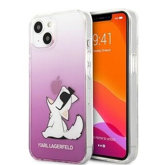 Karl Lagerfeld KLHCP13SCFNRCPI iPhone 13 mini 5,4" kova kuori vaaleanpunainen/pinkki Choupette Fun