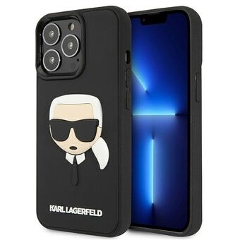 Karl Lagerfeld KLHCP13XKH3DBK 13 Pro Max 6,7" musta/hardcase 3D Kumin Karl`s Pää