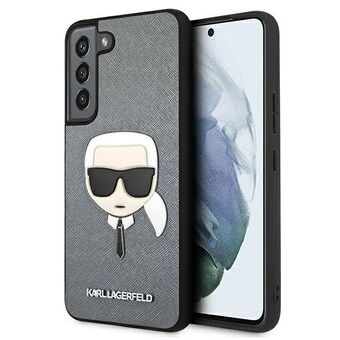 Karl Lagerfeld KLHCS22SSAKHSL S901 S22 hopea/hopeinen hardcase Saffiano Ikonik Karlin Pää