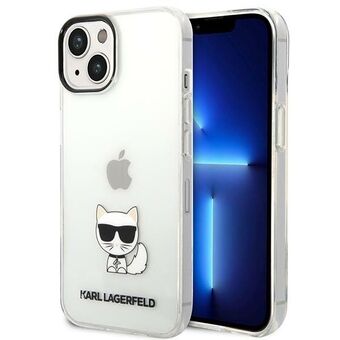 Karl Lagerfeld KLHCP14MCTTR iPhone 14 Plus 6,7" kovakotelo kirkas/läpinäkyvä Choupette Body