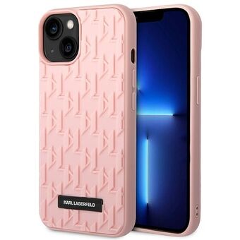 Karl Lagerfeld KLHCP14MRUPKLPP iPhone 14 Plus 6,7" kova kotelo pinkki / pinkki 3D-monogrammi