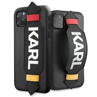 Karl Lagerfeld KLHCN58HDAWBK iPhone 11 Pro 5,8" suojakotelo musta/kantohihna