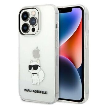 Karl Lagerfeld KLHCP14LHNCHTCT iPhone 14 Pro 6,1" läpinäkyvä kovakotelo Ikonik Choupette