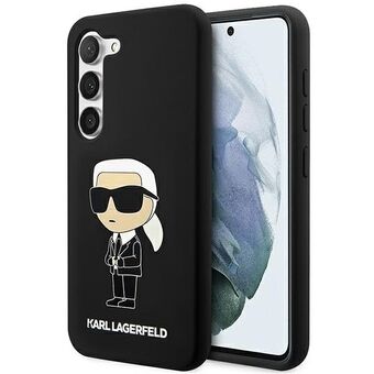 Karl Lagerfeld KLHCS23MSNIKBCK S23+ S916 kova kotelo musta/silikoni Ikonik