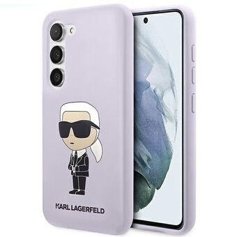 Karl Lagerfeld KLHCS23SSNIKBCU S23 S911 kovakotelo purppura/purple silikoninen Ikonik