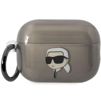 Karl Lagerfeld KKLAP2HNIKTCK Airpods Pro 2 kansi musta/musta Ikoninen Karl Lagerfeld