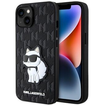 Karl Lagerfeld KLHCP14MSAKHPCK iPhone 14 Plus / 15 Plus 6,7" musta/black Saffiano Monogram Choupette