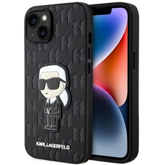 Karl Lagerfeld KLHCP14SSAKHPKK iPhone 14 6,1" musta/musta Saffiano Monogram Ikonik