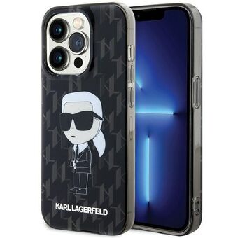 Karl Lagerfeld KLHCP15LHNKMKLK iPhone 15 Pro 6.1" musta Black hardcase Monogram Ikonik