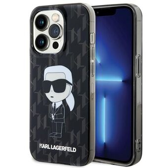 Karl Lagerfeld KLHCP15XHNKMKLK iPhone 15 Pro Max 6.7" musta/black hardcase Monogram Ikonik