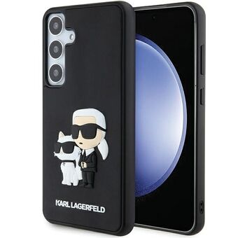 Karl Lagerfeld KLHCS24S3DRKCNK S24 S921 musta kova 3D-kumiset Karl&Choupette