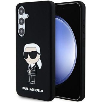 Karl Lagerfeld KLHCS24SSNIKBCK S24 S921 -kotelon silikoninen Ikonik, musta