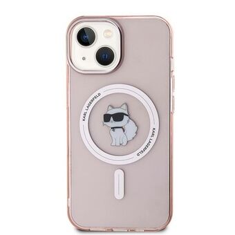 Karl Lagerfeld KLHMN61HFCCNOP iPhone 11 / Xr 6.1" vaaleanpunainen hardcase IML Choupette MagSafe