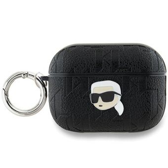 Karl Lagerfeld KLAP2PGKIPK AirPods Pro 2 (2022/2023) -kuulokkeiden suojakuori czarny/musta Monogram Karl -päällä