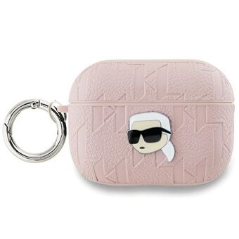 Karl Lagerfeld KLAP2PGKIPP AirPods Pro 2 (2022/2023) kansi, pinkki Monogram Karl Head