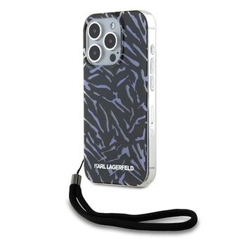 Karl Lagerfeld KLHCP15XHZBPKCCU iPhone 15 Pro Max 6.7" violetti/purple Zebra With Cord