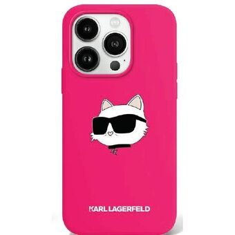 Karl Lagerfeld KLHMP16SSCHPPLF iPhone 16 6,1" fuksia/fuksia kovakotelo Silikoni Choupette Head Print MagSafe