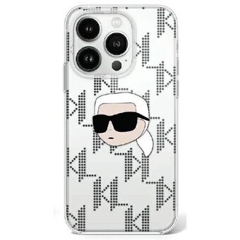 Karl Lagerfeld KLHCP16LHKLPKHT iPhone 16 Pro 6.3" läpinäkyvä/transparentti kova kuori IML Karl Head -sähkölaatta