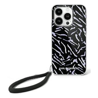 Karl Lagerfeld KLHCP16SHZBPKCCU iPhone 16 6.1" violetti/purple Zebra With Cord