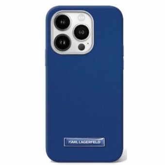 Karl Lagerfeld KLHMP16LPGMSRPB iPhone 16 Pro 6.3" sininen/blue kova kotelo FW Metal Plate MagSafe