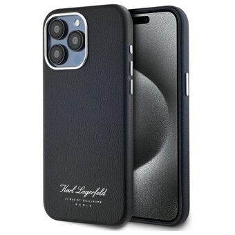 Karl Lagerfeld KLHCP15XPGWCMKHK iPhone 15 Pro Max 6,7" kova kotelo musta/hotel RSG