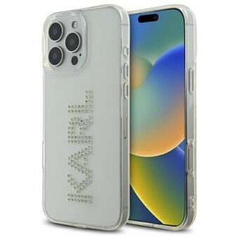 Karl Lagerfeld KLHCP16XHKLSTDCT iPhone 16 Pro Max 6.9" läpinäkyvä/läpinäkyvä kovakotelo IML Strassit Logo