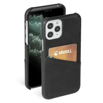 Krusell iPhone 12/12 Pro 6,1" Sunne Korttikotelo musta/black 62166