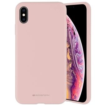 Mercury Silicone iPhone X/Xs vaaleanpunainen-hiekanvärinen/pinkki hiekka