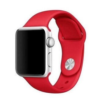 Mercury Silicon -ranneke Apple Watch 38/40/ 41 mm punainen/punainen