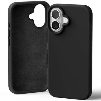 Mercury Silikoni iPhone 16 6,1" musta/black