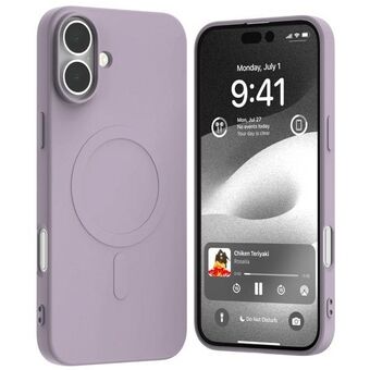 Mercury MagSafe Puoli-silikoni iPhone 16 Plus 6,7" syreeni violetti /lilac purple