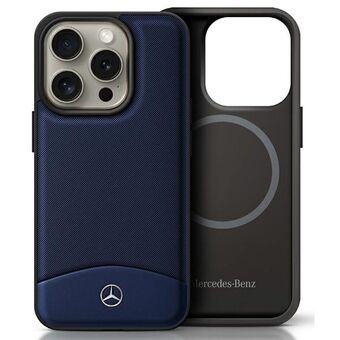 Mercedes MEHMP16X23RBARV iPhone 16 Pro Max 6.9" granaatti/tummansininen kova kotelo Kuvioitu ja Tavallinen Nahka MagSafe