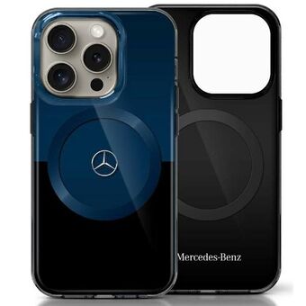 Mercedes MEHMP16X23HBIKV iPhone 16 Pro Max 6.9" musta sininen/musta sininen kova kotelo MB Kaksikerroksinen BiColor MagSafe