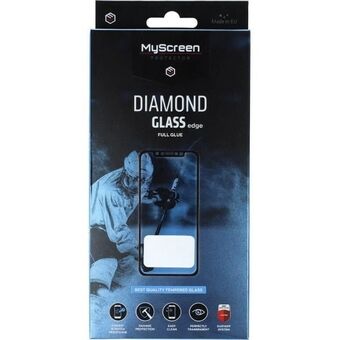 MS Diamond Glass Edge FG Sam A34 A346 musta/black Full Glue