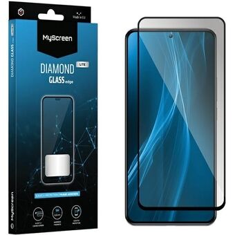 MS Diamond Glass Edge Lite FG Xiaomi Redmi Note 12S musta Musta täysliima