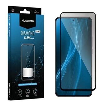 MS Diamond Glass Edge Lite FG Motorola Moto G04/G24 Power musta/kokolasi