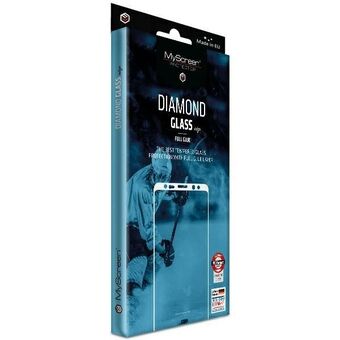 MS Diamond Glass Edge FG Realme 12+ musta/black Täysi liima