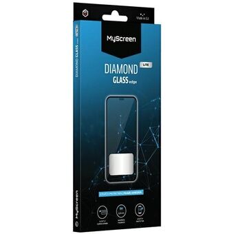 MS Diamond Glass Edge Lite FG TCL 505 musta/black Full Glue